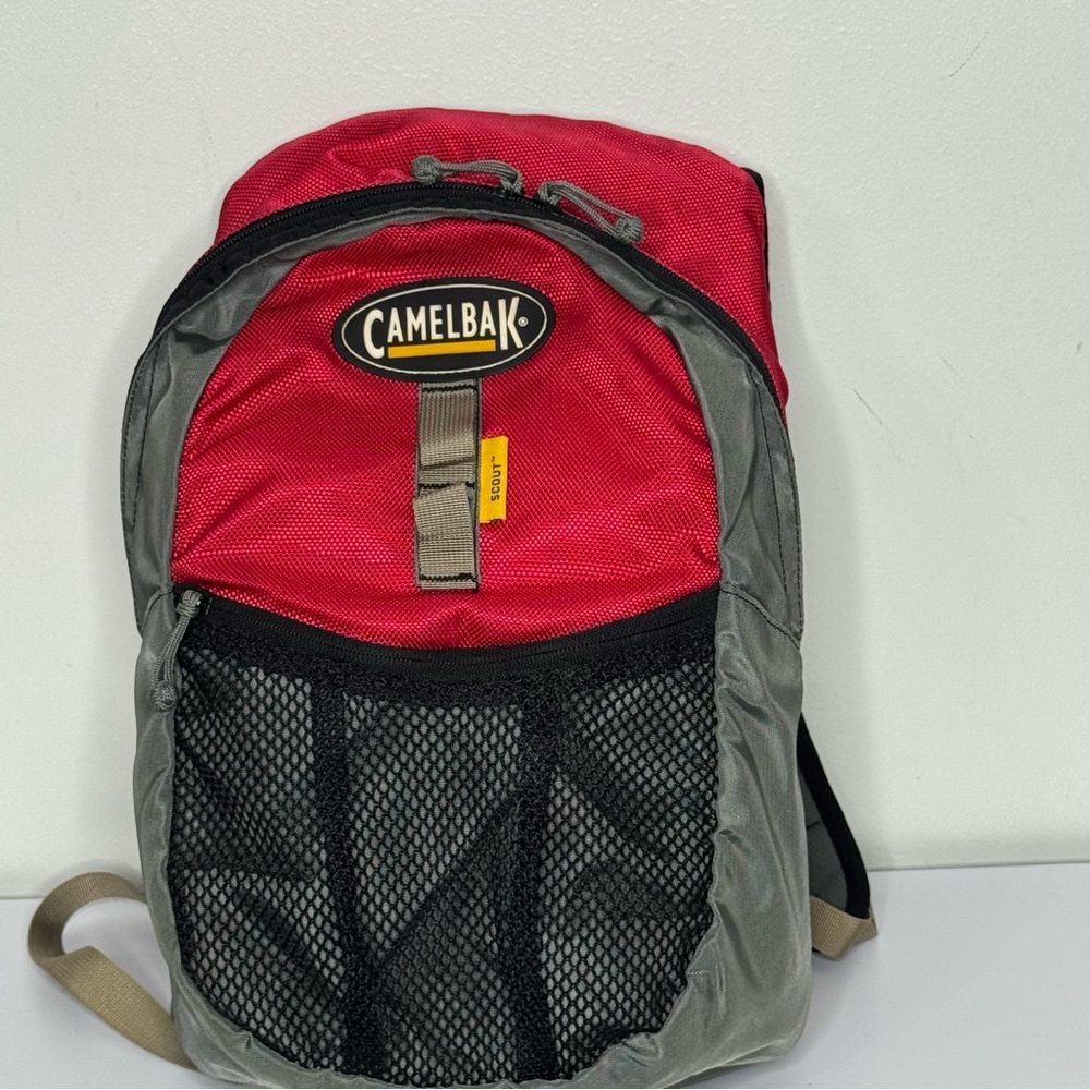 CamelBak Red and Gray Sporty Backpack